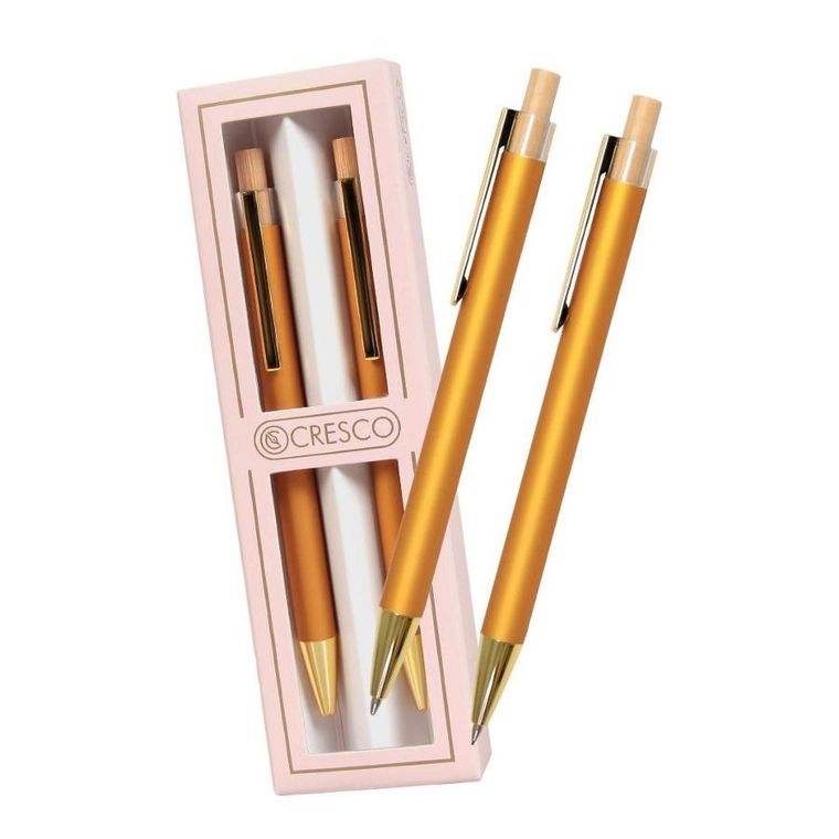 Cresco, Dyplomat, długopis + ołówek w pudełku, złoty