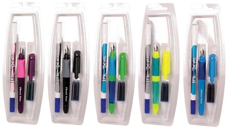 Cresco, First Pen, pióro wieczne + wymazywacz i naboje