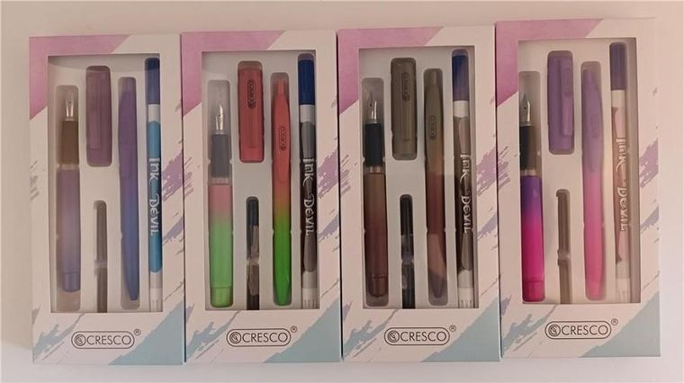 Cresco, Go Pen, pióro + długopis i wymazywacz, Rainbow