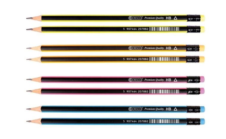 Cresco, ołówek techniczny trójkątny HB, 12 szt.