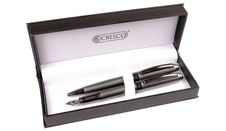 Cresco, pióro + długopis Symphony, w etui
