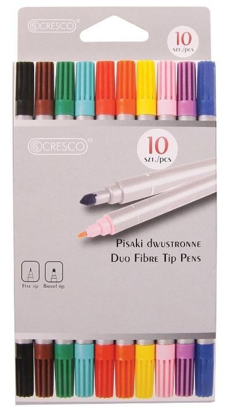 Cresco, pisaki dwustronne 10 kolorów
