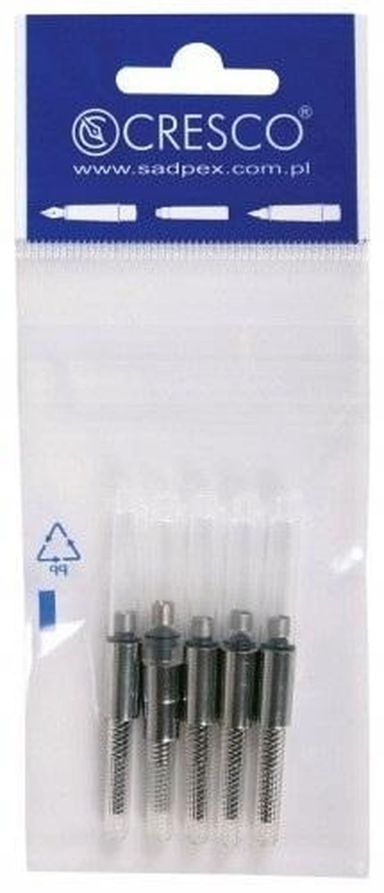Cresco, tłoczek do pióra wiecznego, 5 szt.