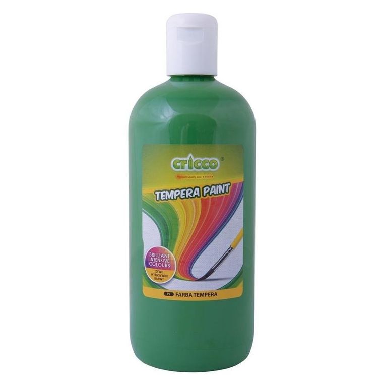 Cricco, farba tempera, zielona, 500 ml