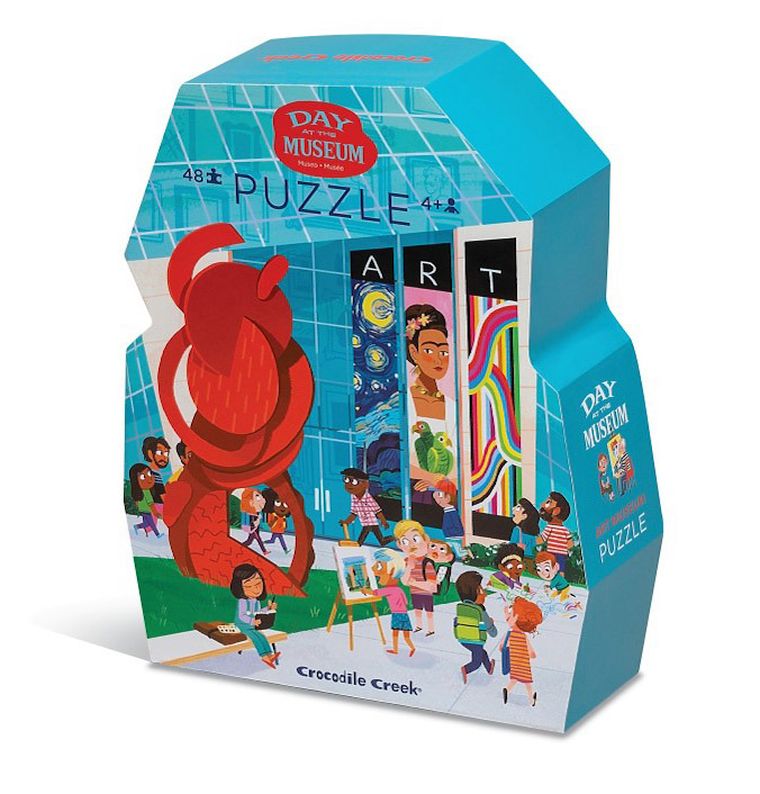 Crocodile Creek, Dzień w Galerii Sztuki, puzzle, 48 elementów