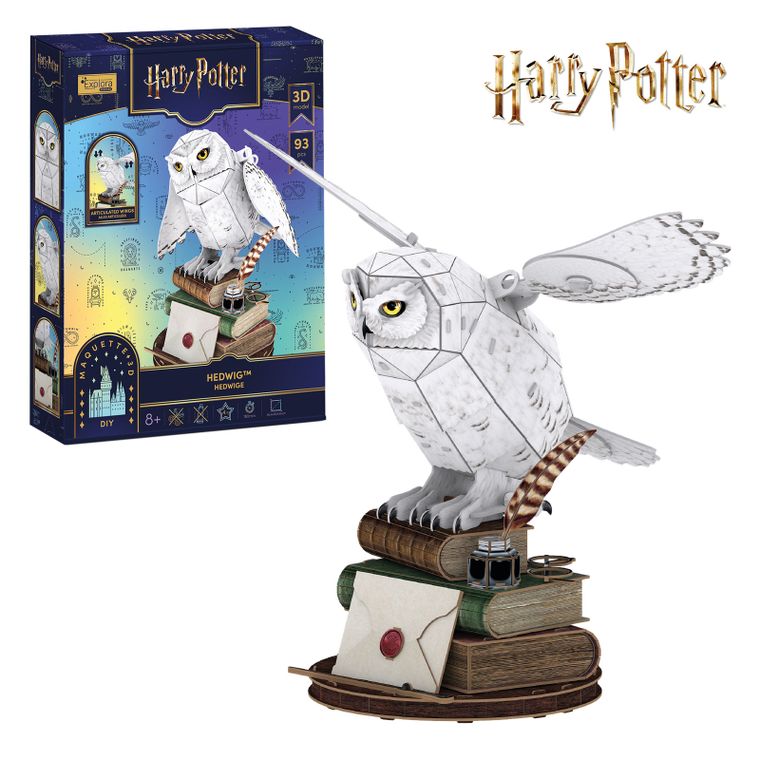 Cubic Fun, Harry Potter Hedwiga, puzzle 3D, 93 elementy
