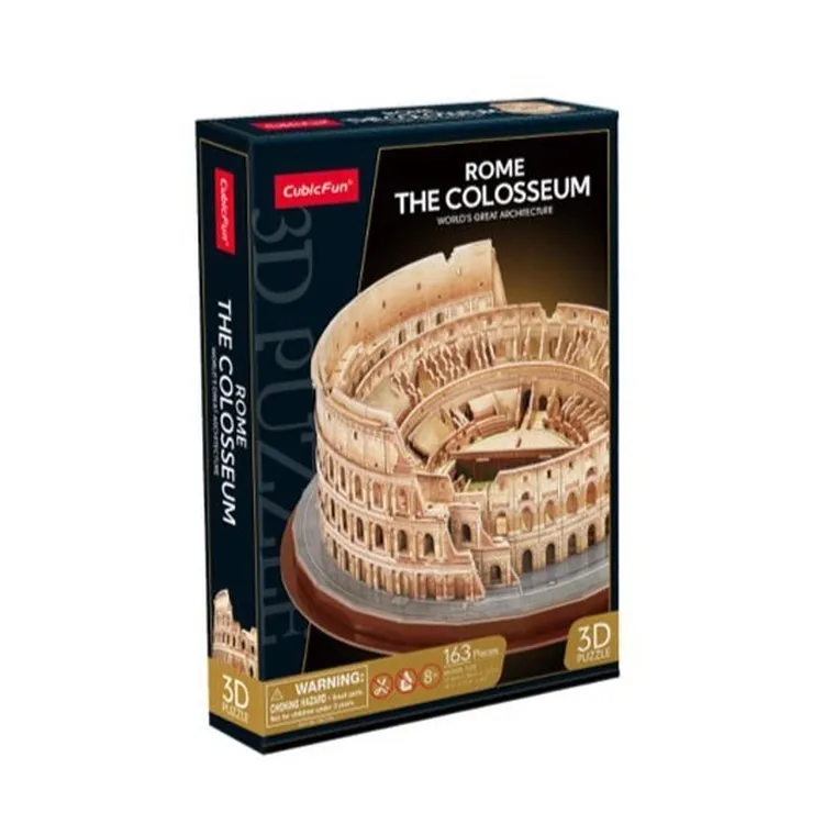 Cubic Fun, Koloseum w Rzymie, puzzle 3D, 163 elementów