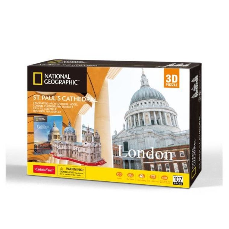 Cubic Fun, National Geographic, Katedra Św. Pawła, puzzle 3D