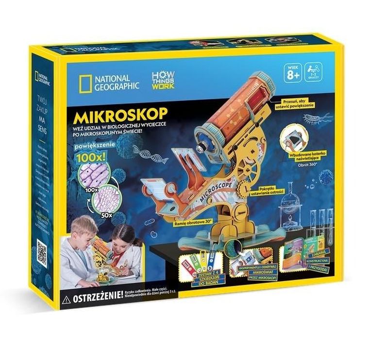 Cubic Fun, National Geographic, Mikroskop, puzzle 3D