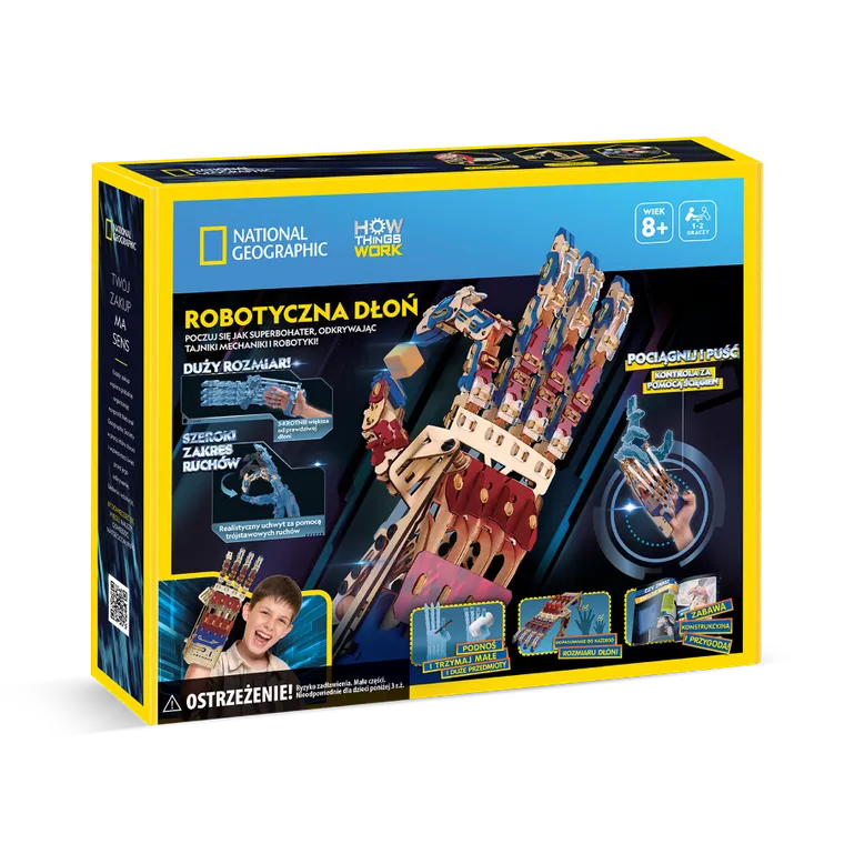 Cubic Fun, National Geographic, Robotyczna ręka, puzzle 3D