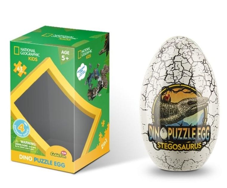 Cubic Fun, National Geographic, Stegozaur, puzzle 3D