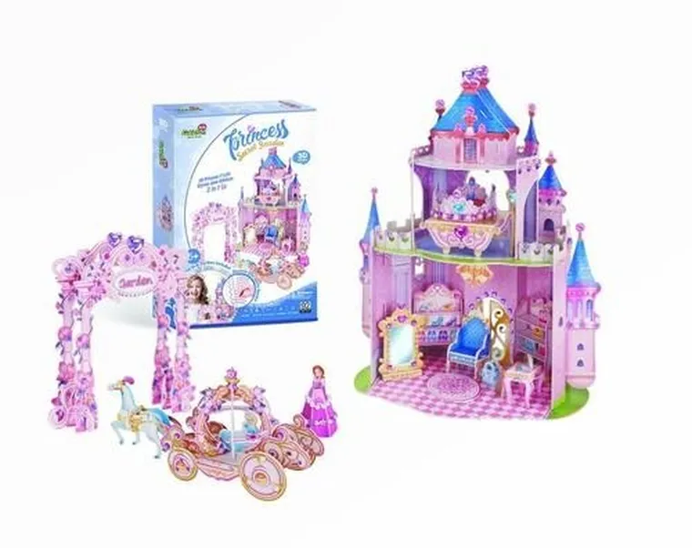 Cubic Fun, Princess Secret Garden, puzzle 3D
