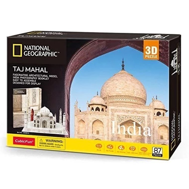 Cubic Fun, Taj Mahal, puzzle 3D, 87 elementów