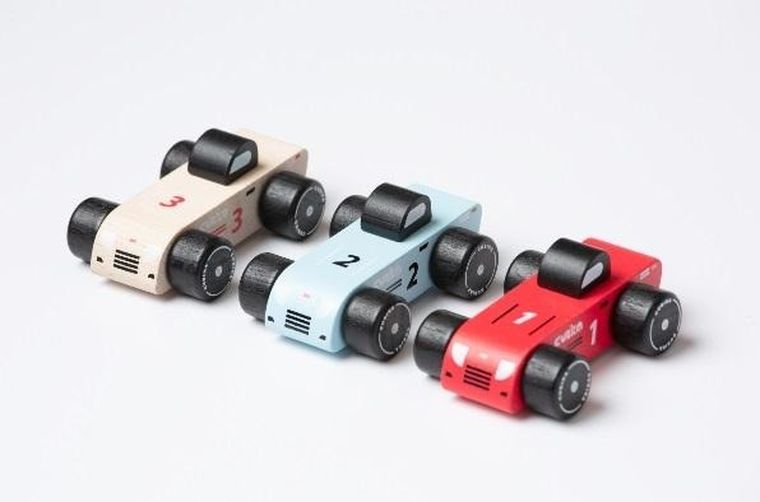 Cubika, Wyścigówki, zabawka drewniana