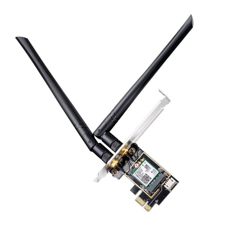 Cudy, karta sieciowa, WE3000 AX5400 Wi-Fi 6, BT 5.2 Intel AX210 PCIe