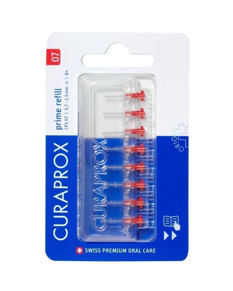 Curaprox, czyścik międzyzębowe, Prime Refill CPS07, 8 szt.