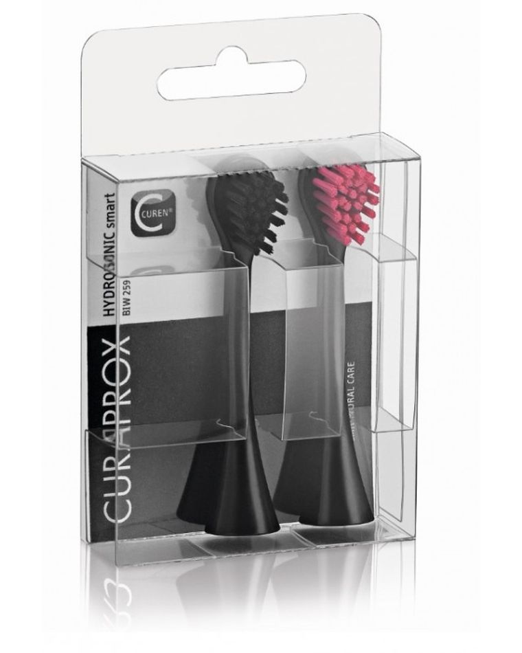 Curaprox, końcówki do szczoteczki Black is White, Hydrosonic, 2 szt.