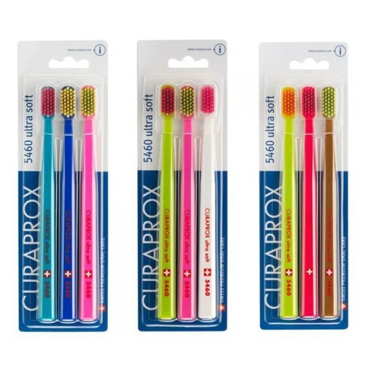 Curaprox, miękka szczoteczka Compact Ultra CS5460, 3 szt.