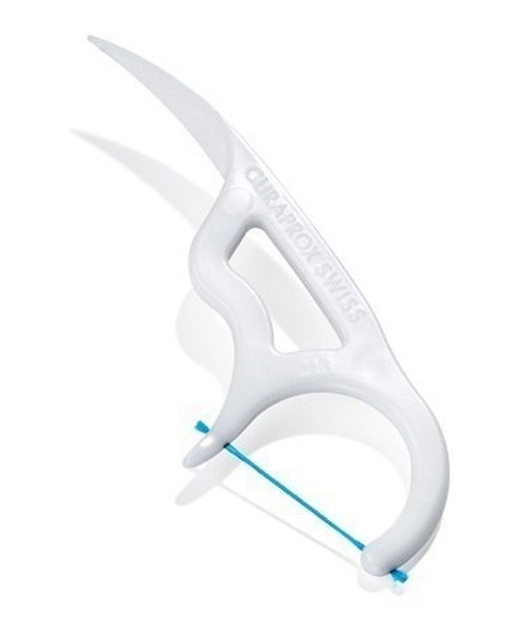 Curaprox, nylonowa wykałaczka z ropiętą nitką, 30 szt.