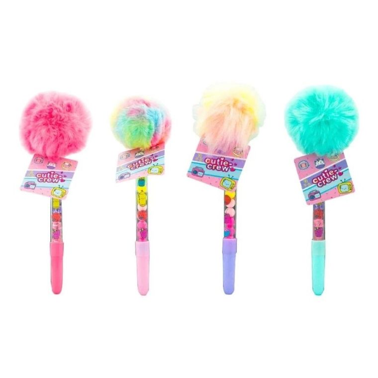 Cutie Crew, długopis z pomponem, 1 szt.