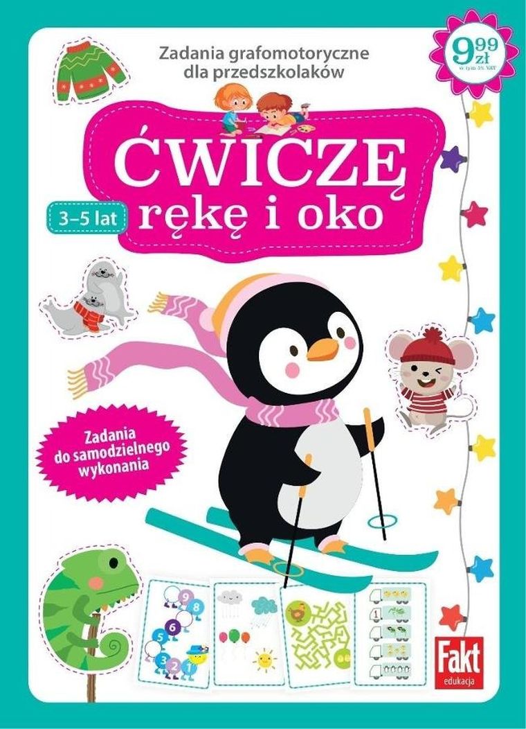Ćwiczę rękę i oko. Zadania grafomotoryczne