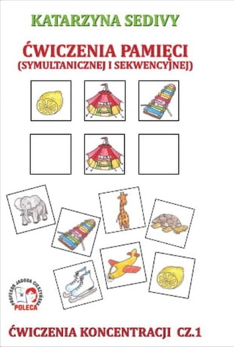 Ćwiczenia pamięci. Ćwiczenia koncentracji. Część 1