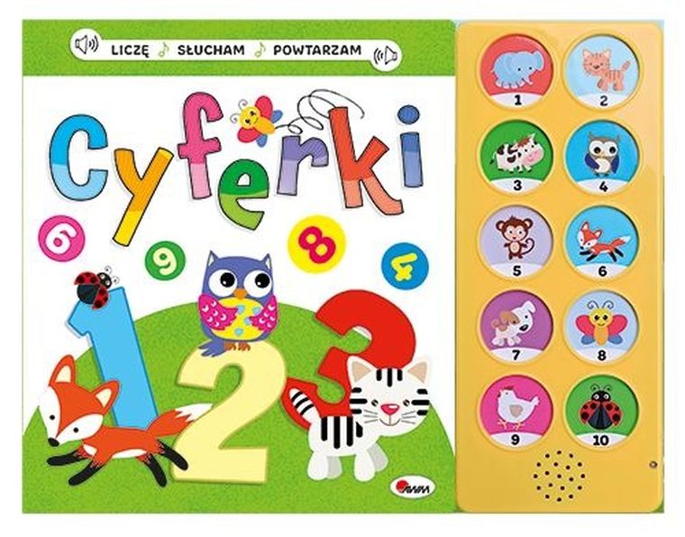 Cyferki. Książeczka edukacyjna