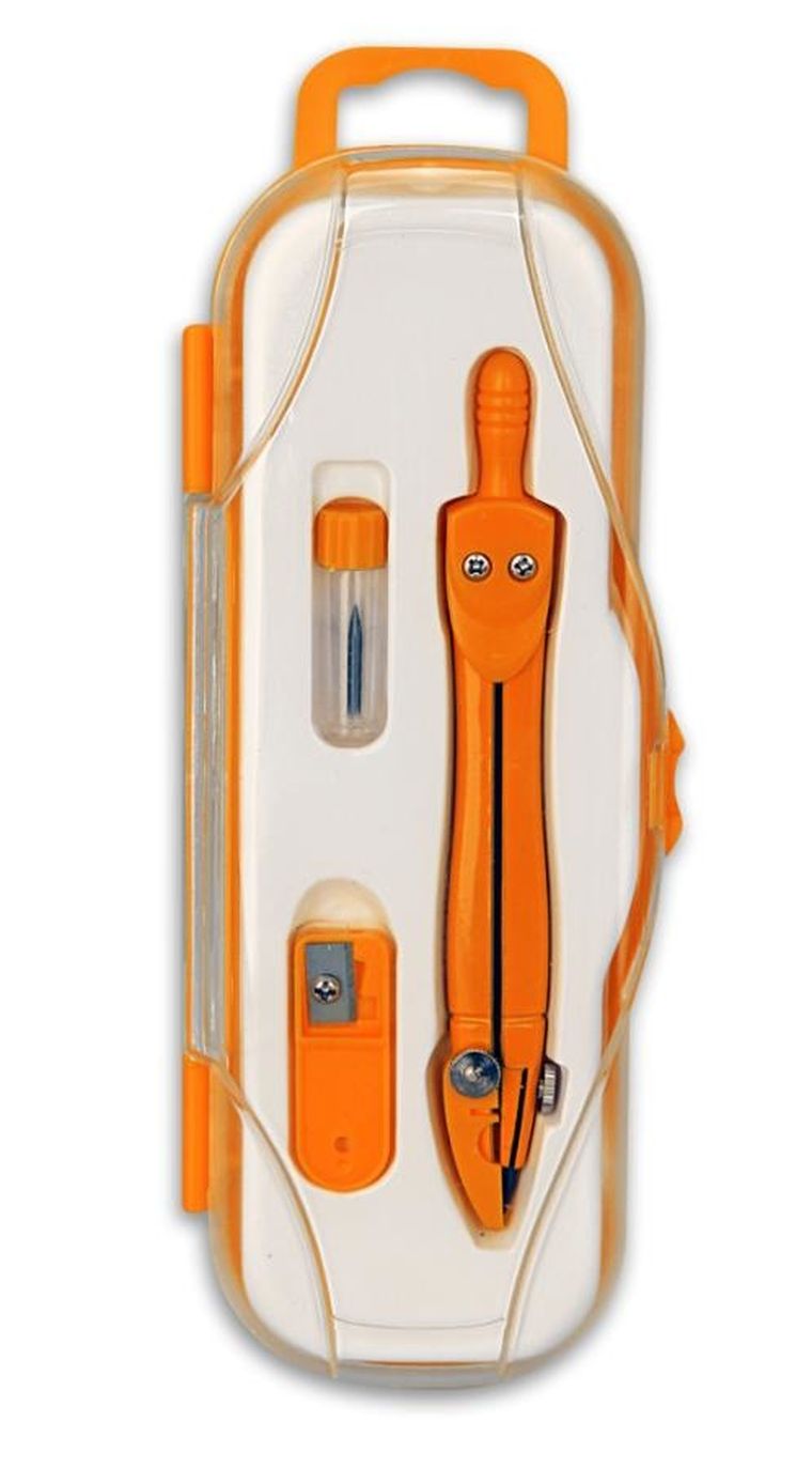 Cyrkiel szkolny PC-101, pomarańczowy