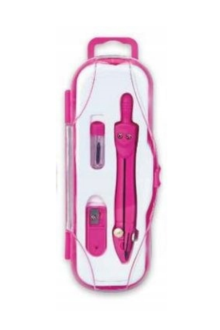 Cyrkiel szkolny PC-101, różowy