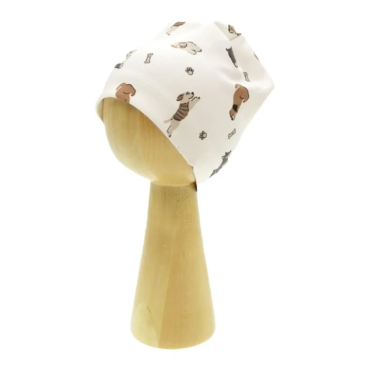 Czapka chłopięca, beżowa, Nicol