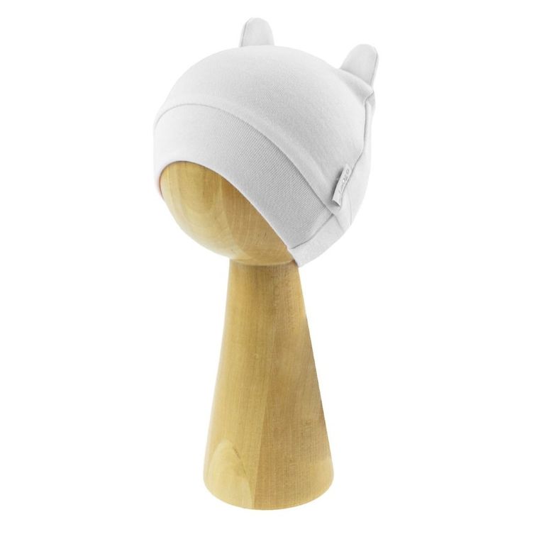 Czapka chłopięca, biała, Nicol