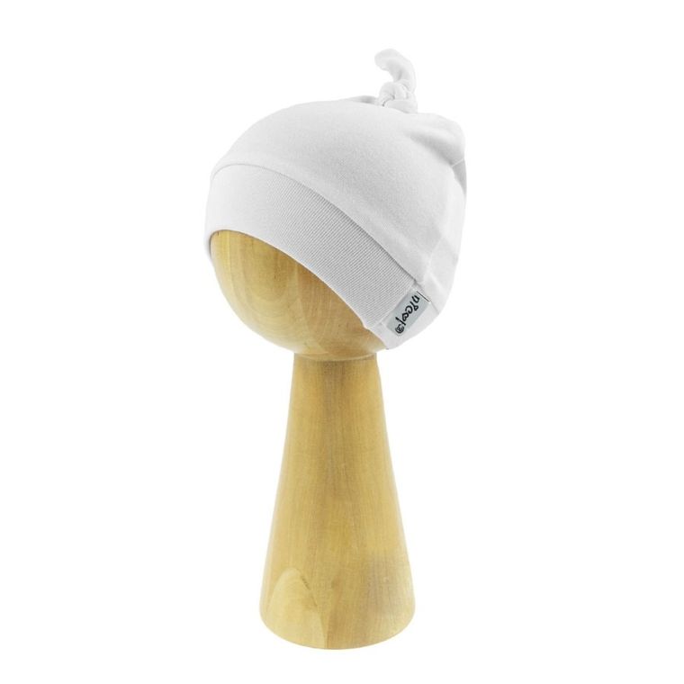 Czapka chłopięca, biała, Nicol