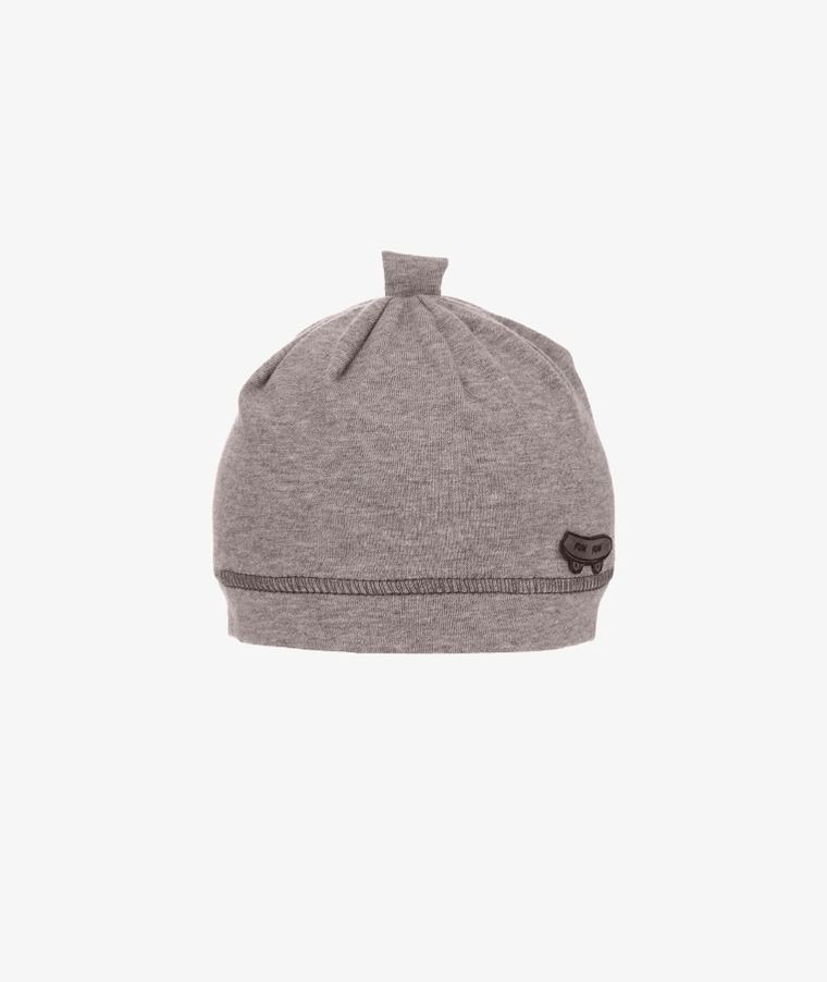 Czapka chłopięca, brązowa, deska, Iltom