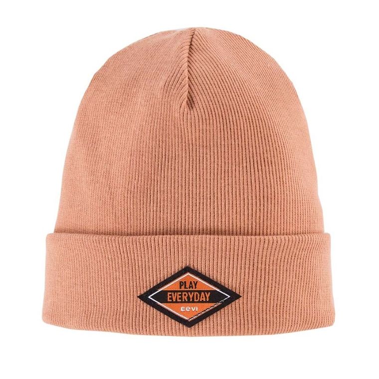 Czapka chłopięca, brązowa, Jump, Eevi