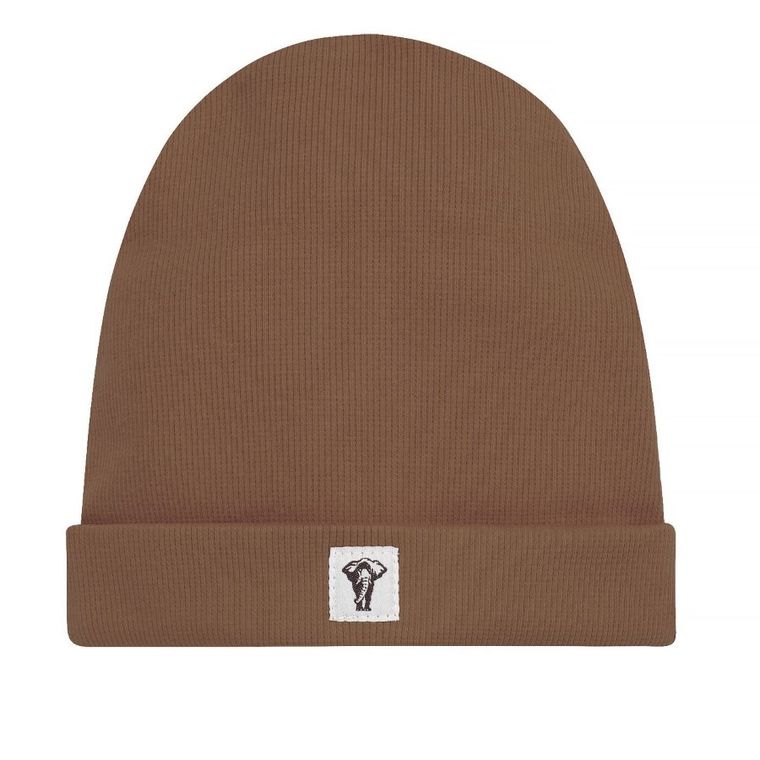 Czapka chłopięca, brązowa, Pinokio