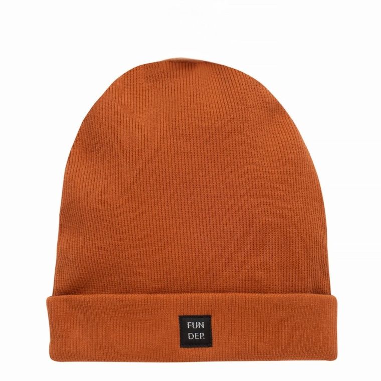 Czapka chłopięca, brązowa, Pinokio