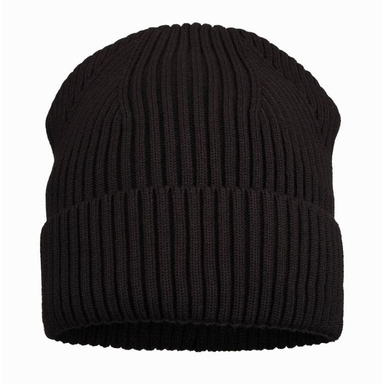 Czapka chłopięca, czarna, Ambra