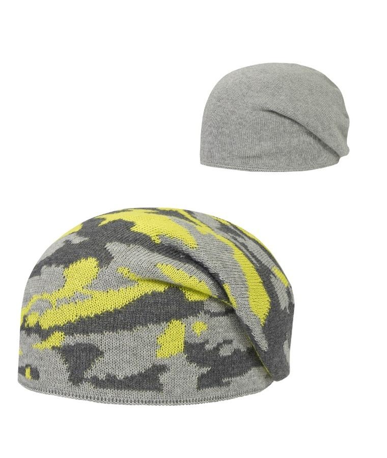 Czapka chłopięca, dwustronna, szara, Döll