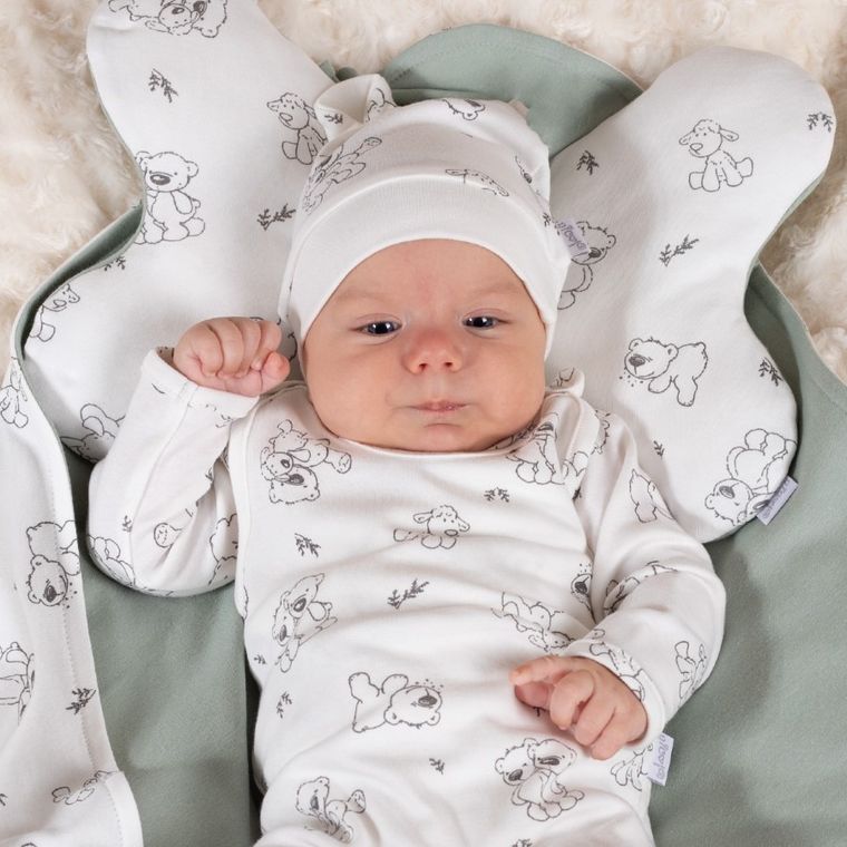 Czapka chłopięca, ecru, Nicol