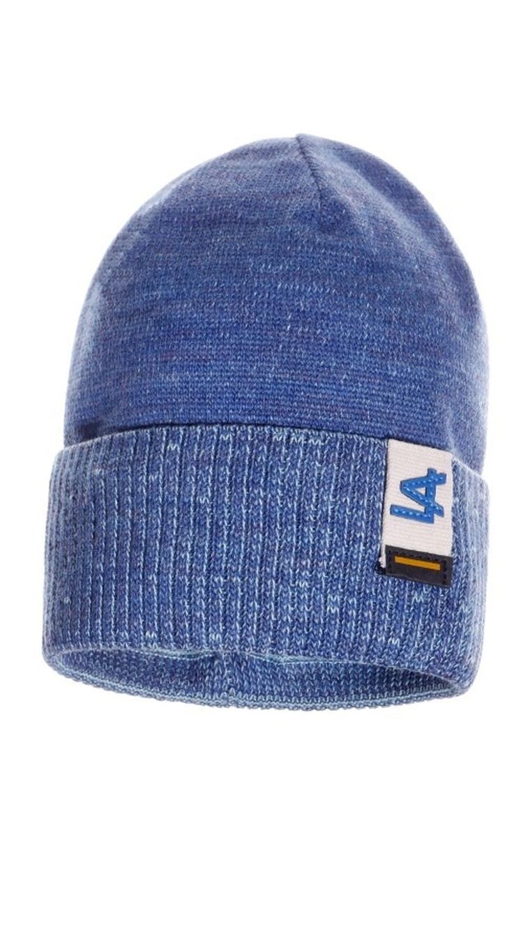 Czapka chłopięca, granatowa, Ambra