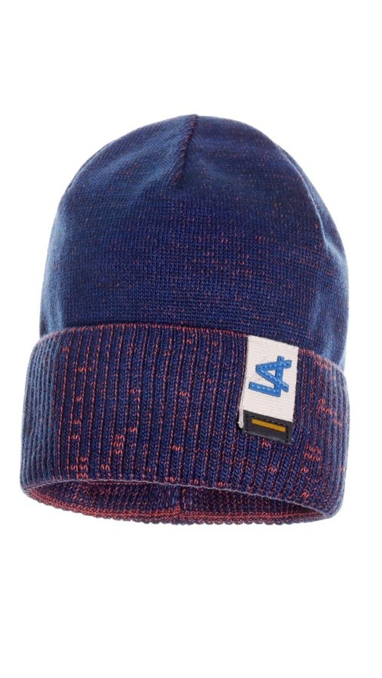 Czapka chłopięca, granatowa, Ambra