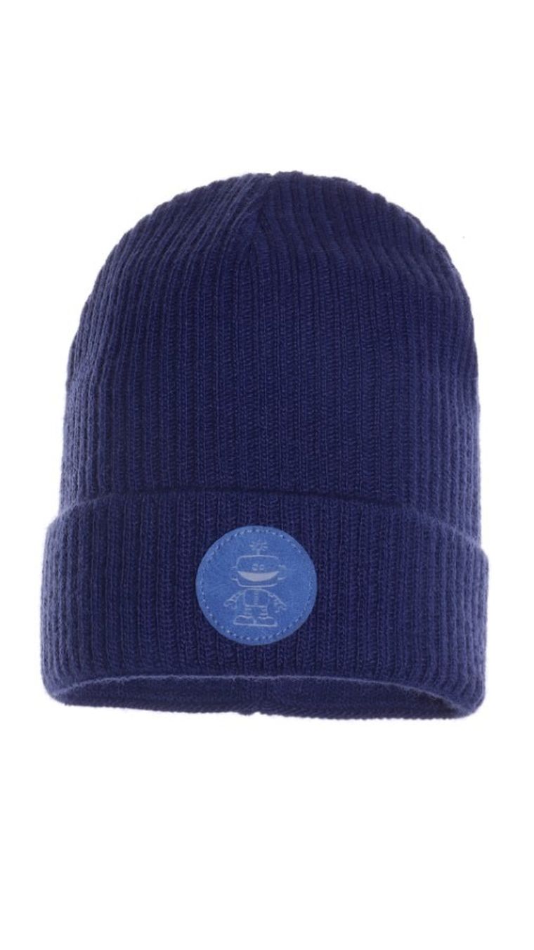 Czapka chłopięca, granatowa, Ambra