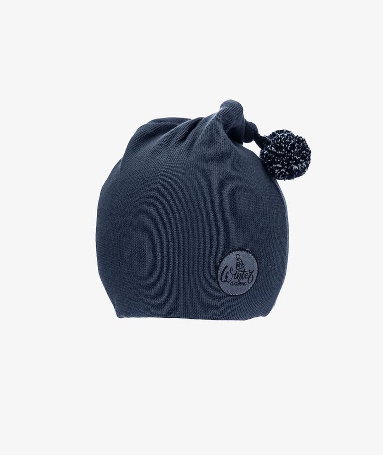 Czapka chłopięca, granatowa, Iltom