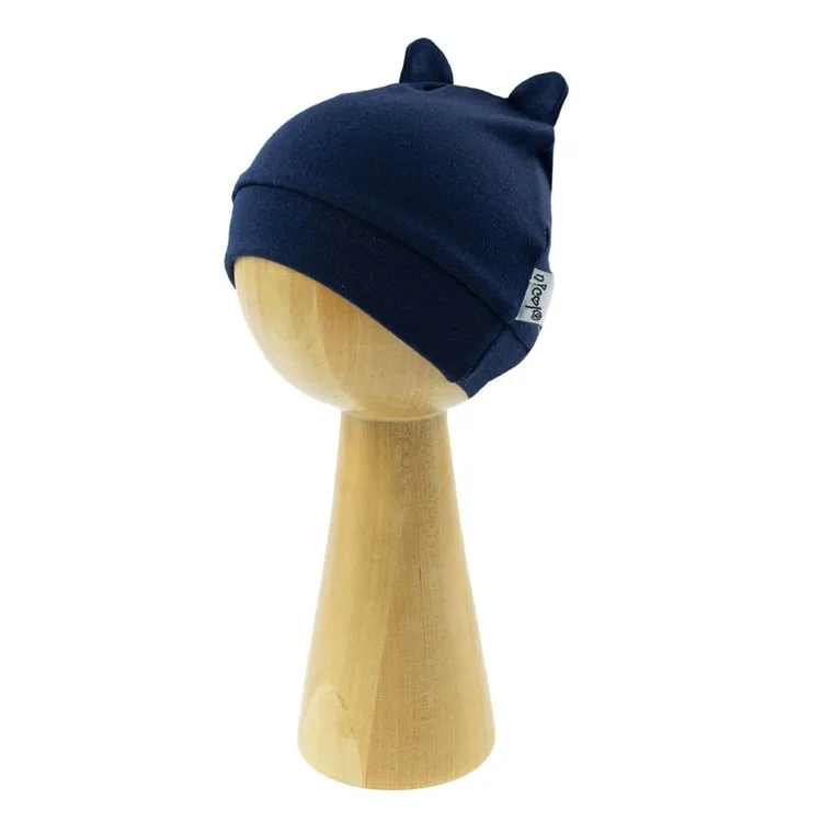 Czapka chłopięca, granatowa, Nicol