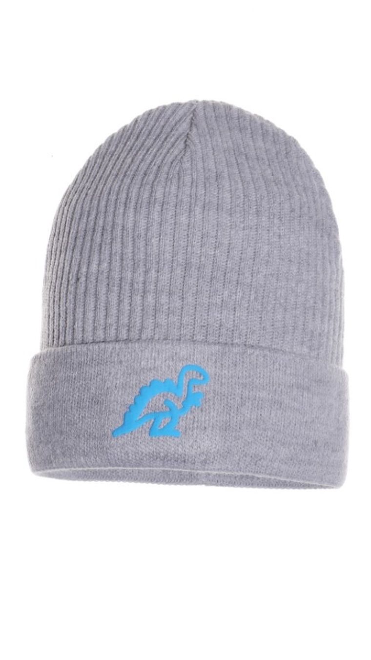 Czapka chłopięca, jasnoszara, Ambra