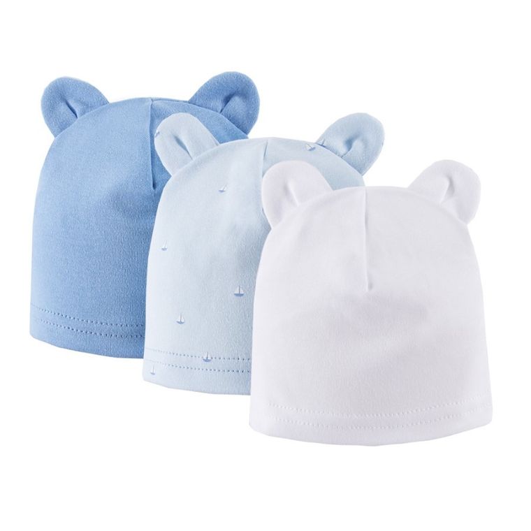 Czapka chłopięca, mix, zestaw, 3 szt., Eevi