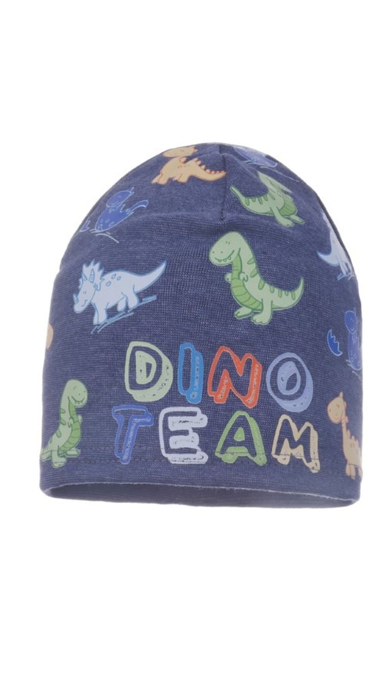 Czapka chłopięca, niebieska, Ambra