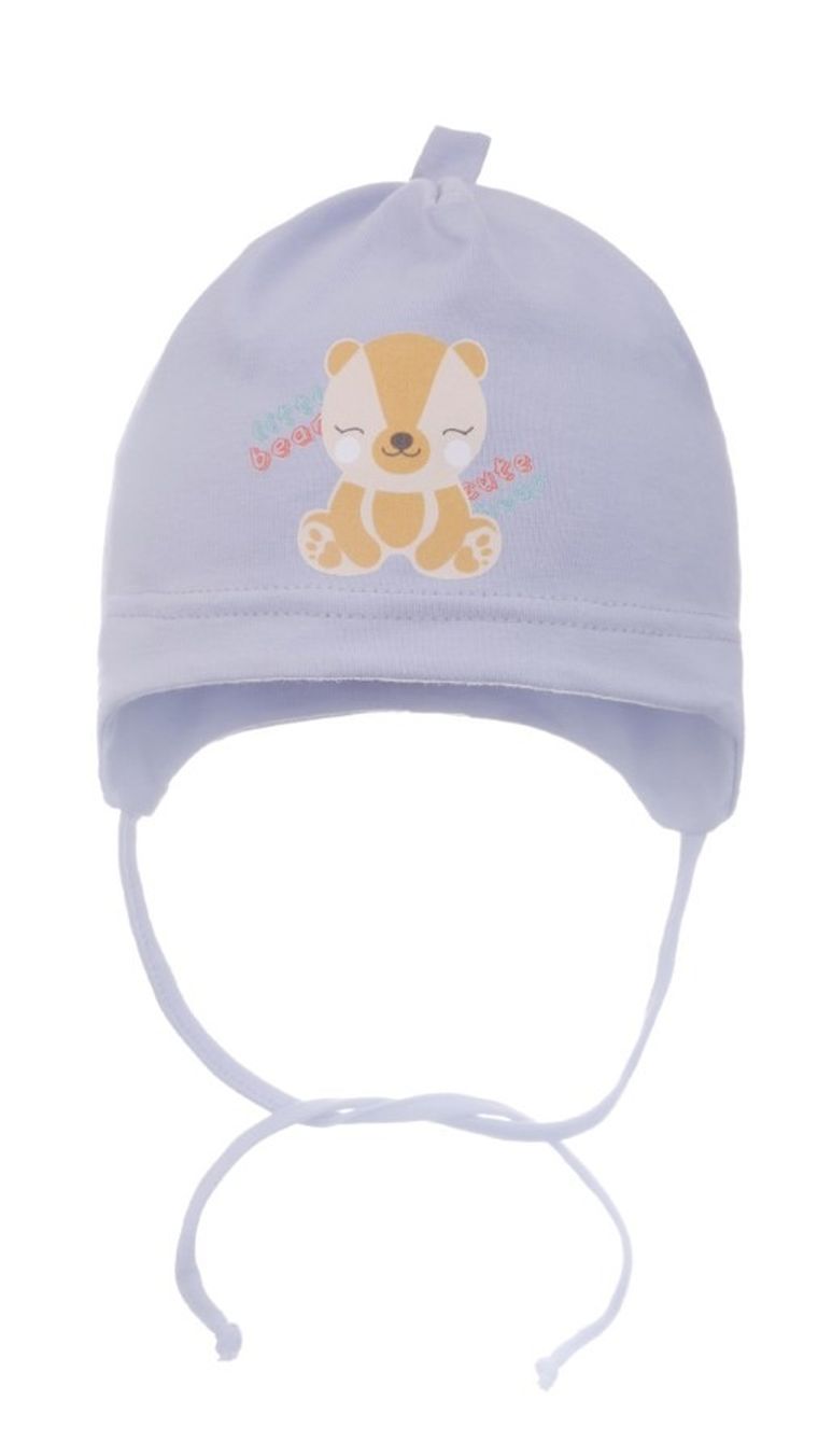 Czapka chłopięca, niebieska, Ambra