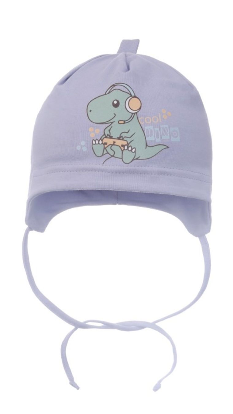 Czapka chłopięca, niebieska, Ambra