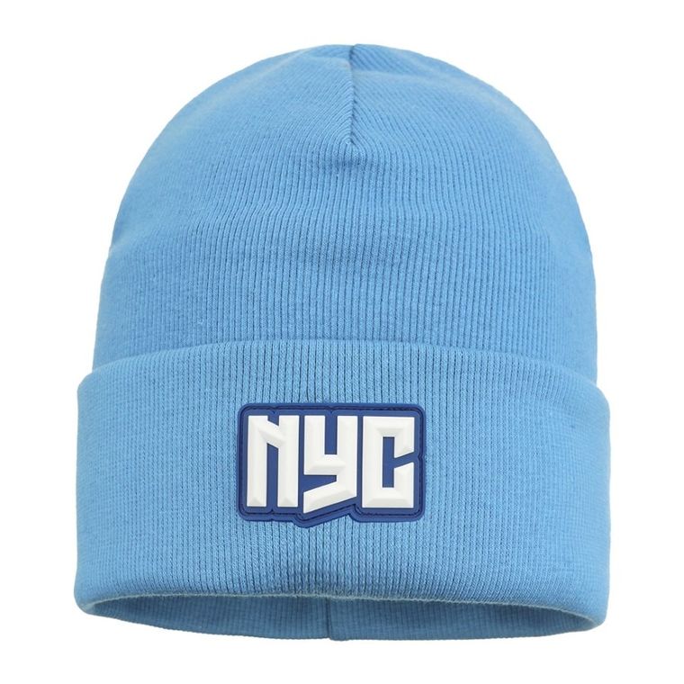 Czapka chłopięca, niebieska, Ambra